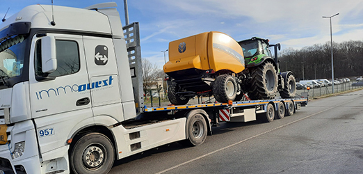 transport sur plateau